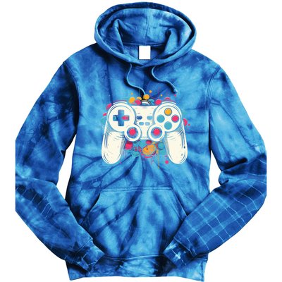 Gaming Controller Graphic Gamer Esports Cute Gift Tie Dye Hoodie