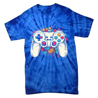 Gaming Controller Graphic Gamer Esports Cute Gift Tie-Dye T-Shirt