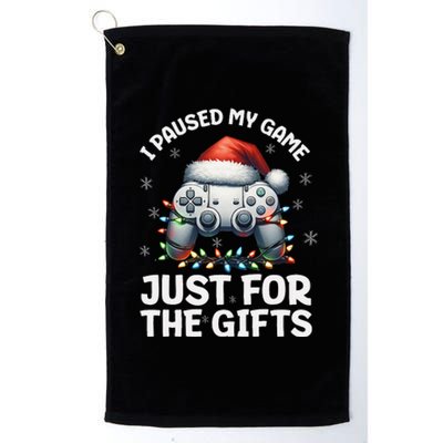 Gamer Christmas Gaming Xmas Video Games Christmas Pj Platinum Collection Golf Towel