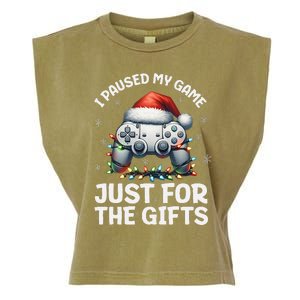 Gamer Christmas Gaming Xmas Video Games Christmas Pj Garment-Dyed Women's Muscle Tee