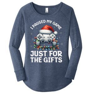 Gamer Christmas Gaming Xmas Video Games Christmas Pj Women's Perfect Tri Tunic Long Sleeve Shirt