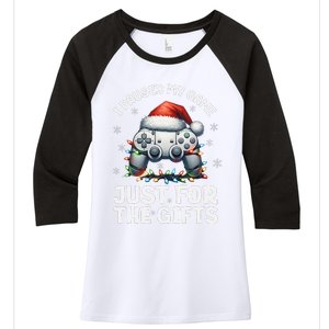 Gamer Christmas Gaming Xmas Video Games Christmas Pj Women's Tri-Blend 3/4-Sleeve Raglan Shirt