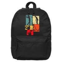 Golf Club Golfer Golfing 16 in Basic Backpack