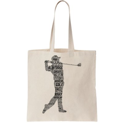 Golf Club Golfer Golfing Tote Bag