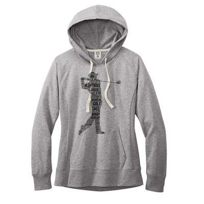 Golf Club Golfer Golfing Women's Fleece Hoodie