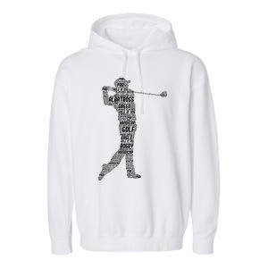 Golf Club Golfer Golfing Garment-Dyed Fleece Hoodie