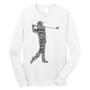 Golf Club Golfer Golfing Long Sleeve Shirt