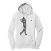 Golf Club Golfer Golfing Women's Pullover Hoodie