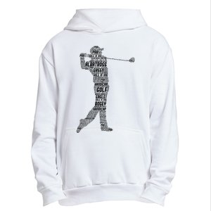 Golf Club Golfer Golfing Urban Pullover Hoodie