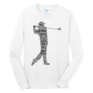 Golf Club Golfer Golfing Tall Long Sleeve T-Shirt