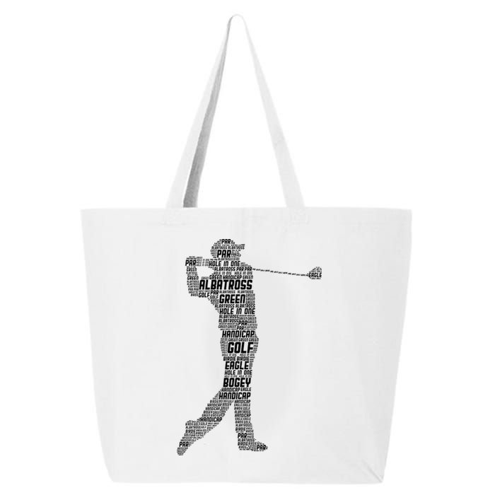 Golf Club Golfer Golfing 25L Jumbo Tote