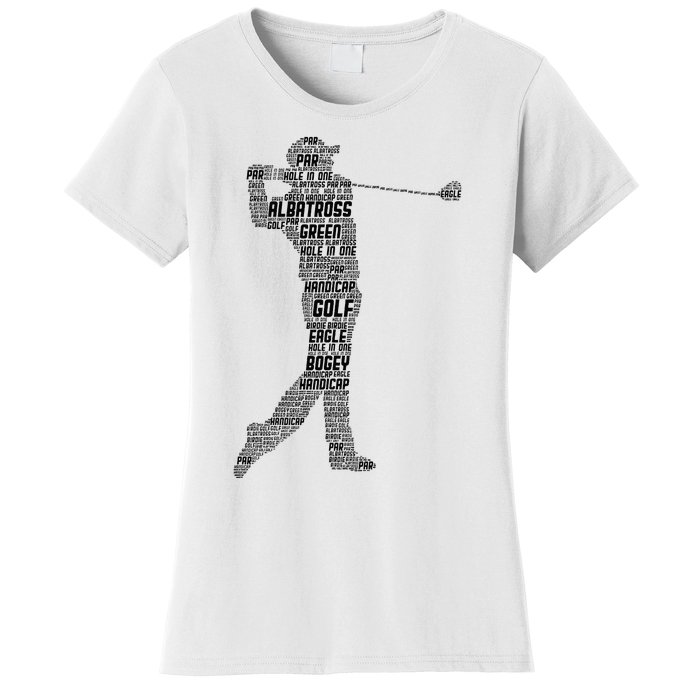 Golf Club Golfer Golfing Women's T-Shirt