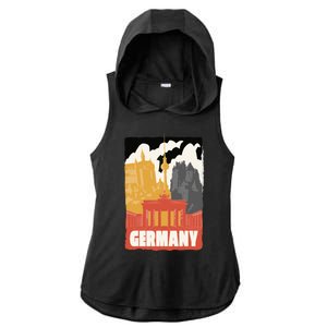 Germany Castle Ladies PosiCharge Tri-Blend Wicking Draft Hoodie Tank