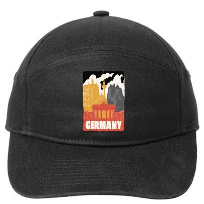 Germany Castle 7-Panel Snapback Hat