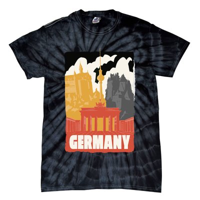 Germany Castle Tie-Dye T-Shirt