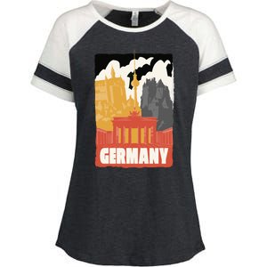 Germany Castle Enza Ladies Jersey Colorblock Tee