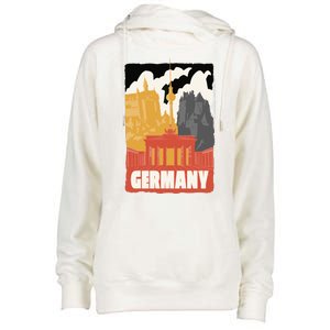 Germany Castle Womens Funnel Neck Pullover Hood