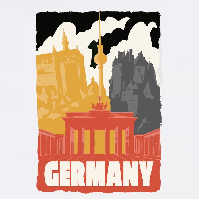 Germany Castle Cool Comfort Performance Bucket Hat