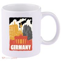 Germany Castle 11oz C Handle Ceramic Mug
