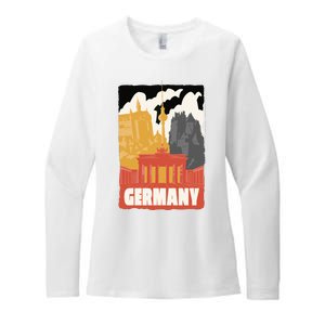 Germany Castle Womens CVC Long Sleeve Shirt