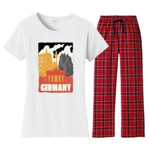 Germany Castle Women's Flannel Pajama Set