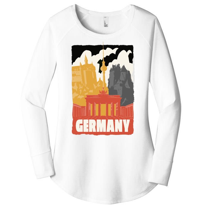 Germany Castle Women's Perfect Tri Tunic Long Sleeve Shirt