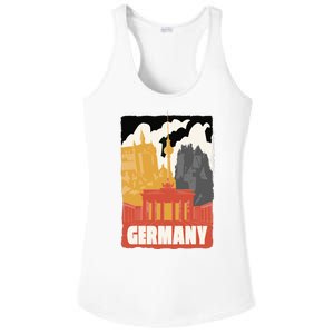 Germany Castle Ladies PosiCharge Competitor Racerback Tank