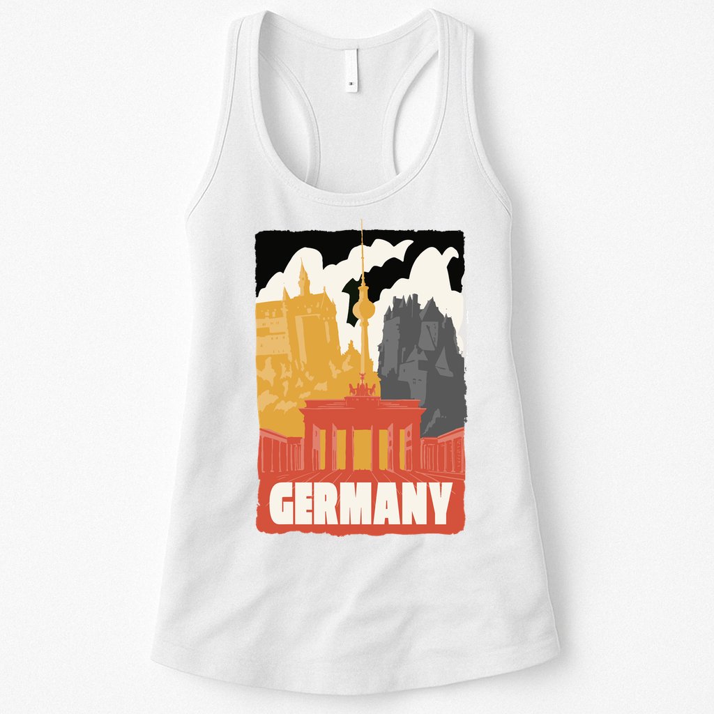 Germany Castle Womens Tank Top