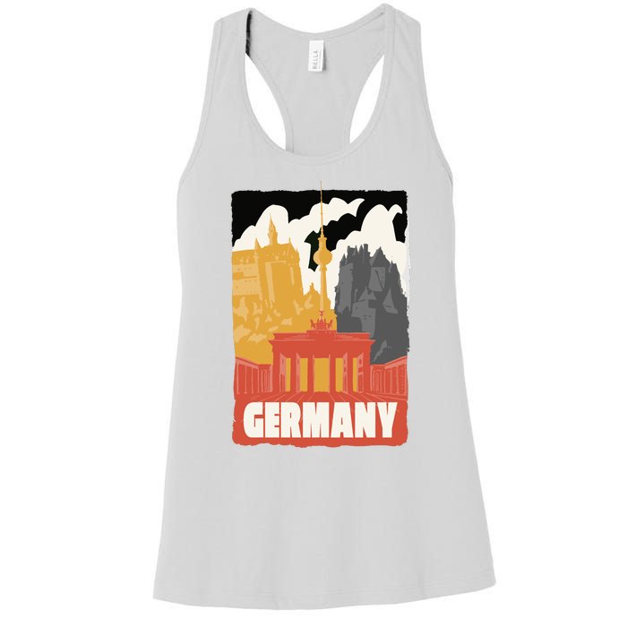 Germany Castle Women's Racerback Tank