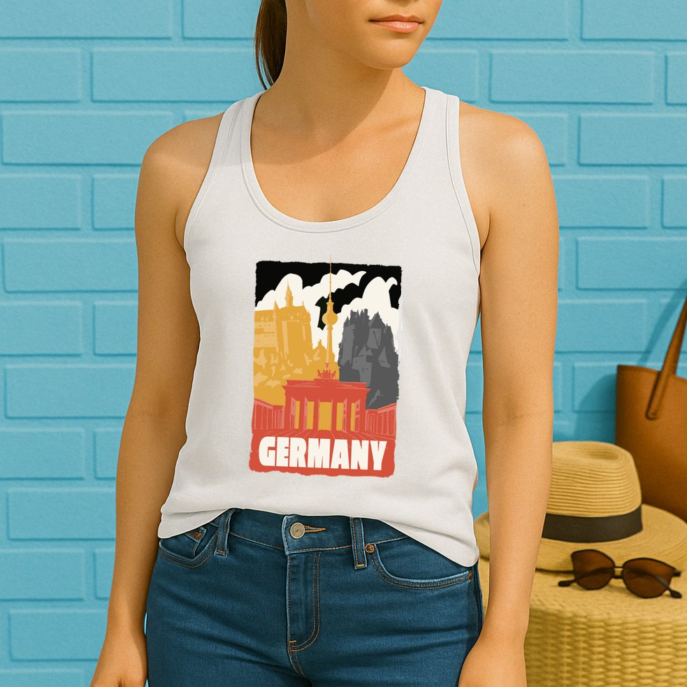 Germany Castle Womens Tank Top