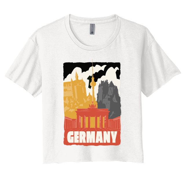 Germany Castle Crop Top