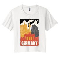 Germany Castle Women's Crop Top Tee