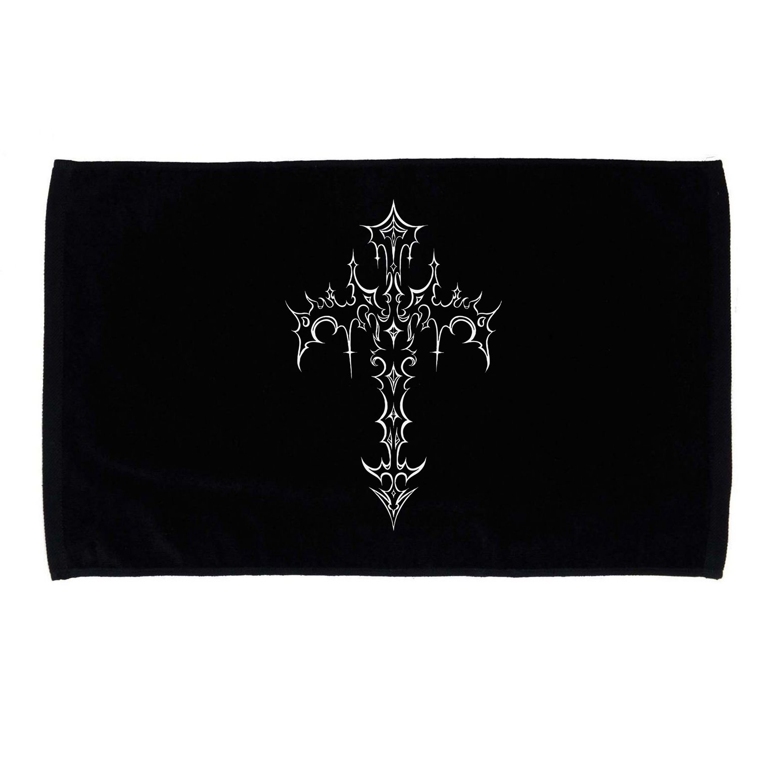 Gothic Cross Grunge Aesthetic Mall Goth Microfiber Hand Towel