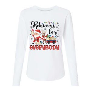 Golden Christmas Golden Retrievers For Everybody Xmas Great Gift Womens Cotton Relaxed Long Sleeve T-Shirt