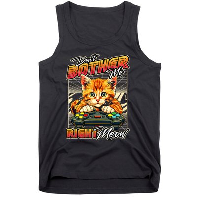 Gamer Cat Gaming Video Game & Cat Lover Tank Top