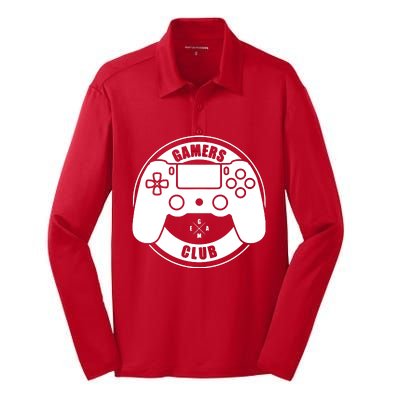 Gamers Club Silk Touch Performance Long Sleeve Polo