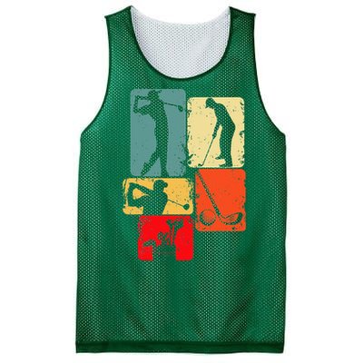 Golf Club Golfer Golfing Funny Golf Father's Day Mesh Reversible Basketball Jersey Tank