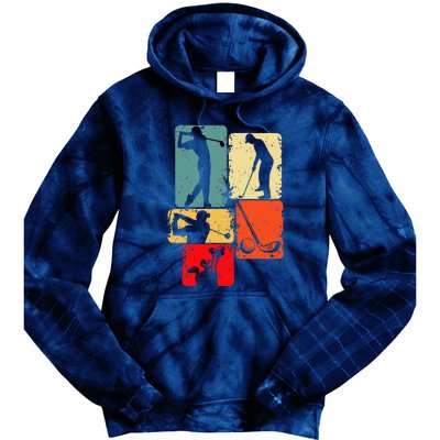 Golf Club Golfer Golfing Funny Golf Father's Day Tie Dye Hoodie