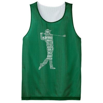 Golf Club Golfer Golfing Funny Golf Father's Day Mesh Reversible Basketball Jersey Tank