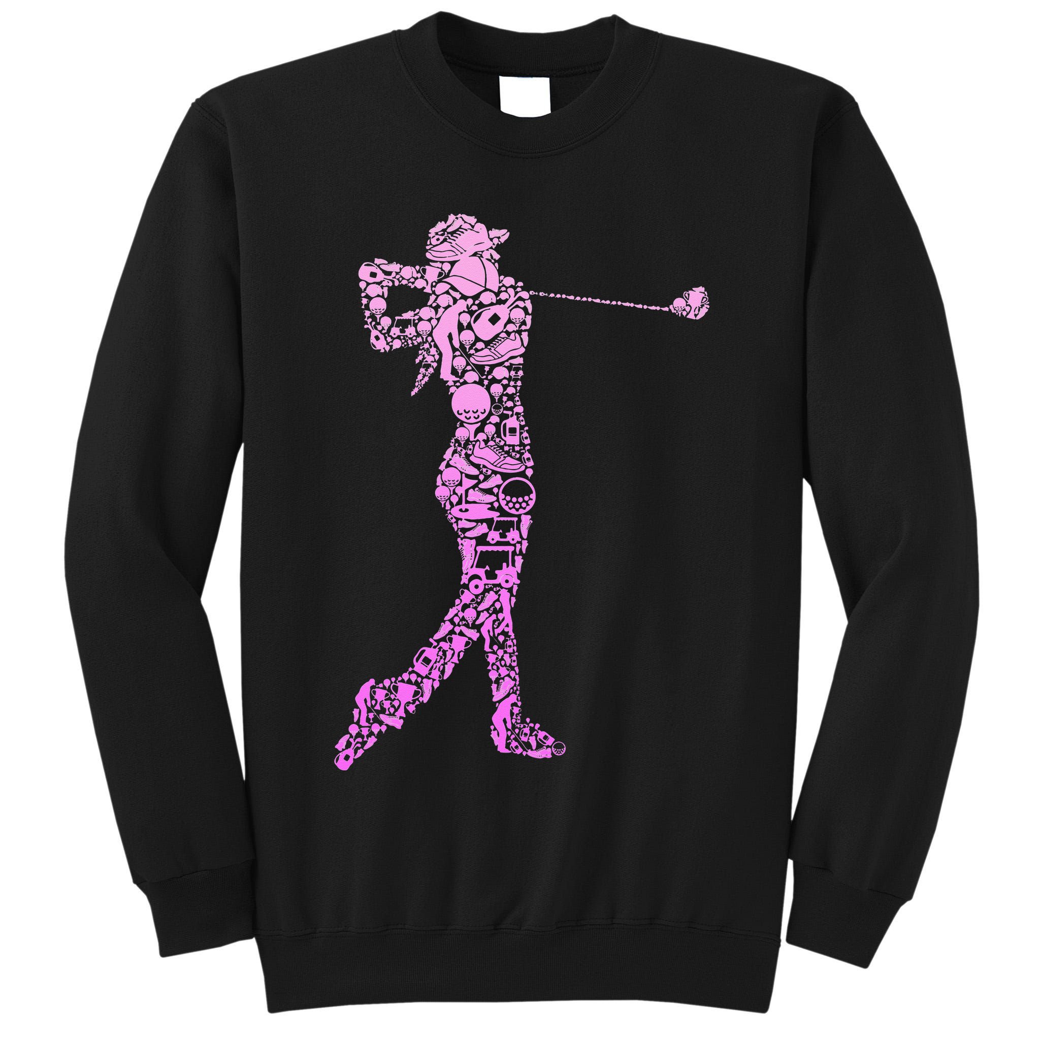 Golf Club Golfer Golfing Funny Golf Father's Day Tall Sweatshirt