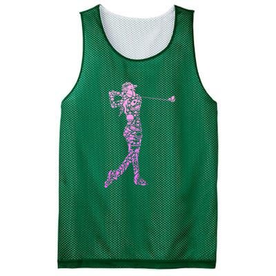 Golf Club Golfer Golfing Funny Golf Father's Day Mesh Reversible Basketball Jersey Tank