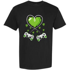 Game Controller Gamer St Patricks Day Garment-Dyed Heavyweight T-Shirt