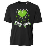 Game Controller Gamer St Patricks Day Cooling Performance Crew T-Shirt