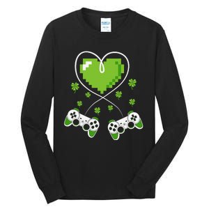 Game Controller Gamer St Patricks Day Tall Long Sleeve T-Shirt