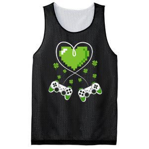 Game Controller Gamer St Patricks Day Mesh Reversible Basketball Jersey Tank