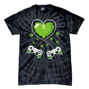 Game Controller Gamer St Patricks Day Tie-Dye T-Shirt