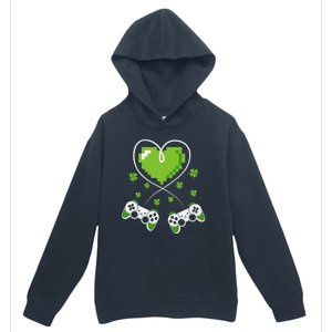 Game Controller Gamer St Patricks Day Urban Pullover Hoodie