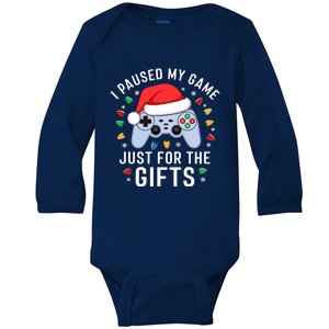 Gamer Christmas Gaming Xmas Video Games Boy Christmas Baby Long Sleeve Bodysuit