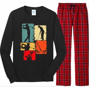 Golf Club Golfer Golfing Long Sleeve Pajama Set