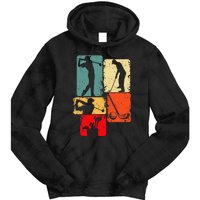 Golf Club Golfer Golfing Tie Dye Hoodie